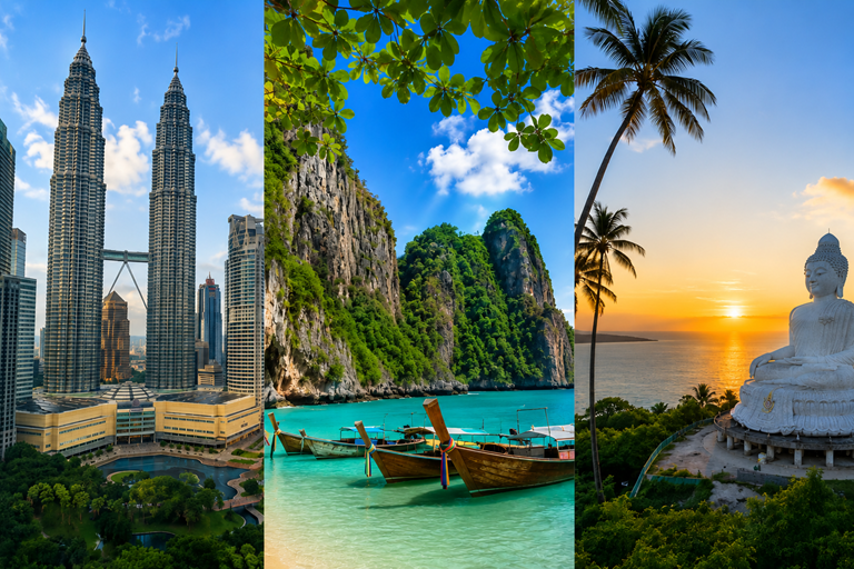 Voyage Malaisie & Thaïlande 2026 – Kuala Lumpur, Krabi & Phuket en Hôtels 5★